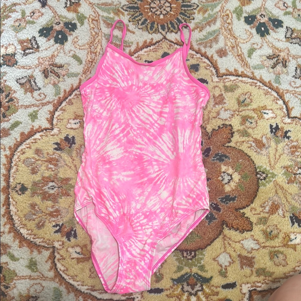 Pink Tie-Dye Swimsuit